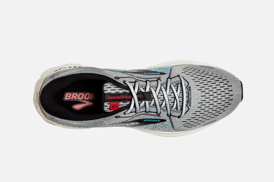 Brooks Adrenaline GTS 21 Road Running Shoes Mens Grey 286049-PMC